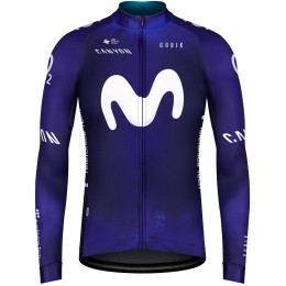 Maglia ciclismo manica lunga MOVISTAR 2023 squadra ciclistica professionale