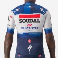 Maglia da ciclismo a manica corta Soudal Quick-Step 2023 Aero Race 6.1 della squadra di ciclisti professionisti
