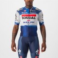 Maglia da ciclismo a manica corta Soudal Quick-Step 2023 Aero Race 6.1 della squadra di ciclisti professionisti