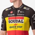Soudal Quick-Step Campione belga 2023 Competizione Maglia da ciclismo a maniche corte Squadra di ciclismo professionale