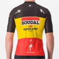 Soudal Quick-Step Campione belga 2023 Competizione Maglia da ciclismo a maniche corte Squadra di ciclismo professionale