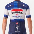 Soudal Quick-Step 2023 Competizione maglia da ciclismo a manica corta squadra di ciclismo professionale