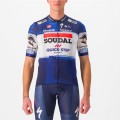 Soudal Quick-Step 2023 Competizione maglia da ciclismo a manica corta squadra di ciclismo professionale