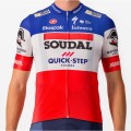Soudal Quick-Step Campione di Francia 2023 Competizione Maglia da ciclismo a maniche corte Squadra di ciclismo professionale