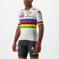 Soudal Quick-Step World Champion Rainbow Jersey 2023 Competizione Maglia da ciclismo a maniche corte Squadra di ciclismo professionale