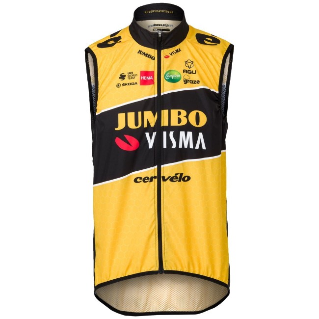 Gilet da ciclismo TEAM JUMBO-VISMA 2022 team di ciclismo professionistico Gilet da ciclismo TEAM JUMBO-VISMA 2022 team di ciclismo professionistico