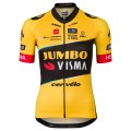 Maglia ciclismo donna TEAM JUMBO-VISMA 2023 a maniche corte team di ciclismo professionistico