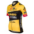 Maglia ciclismo donna TEAM JUMBO-VISMA 2023 a maniche corte team di ciclismo professionistico