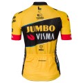 Maglia ciclismo donna TEAM JUMBO-VISMA 2023 a maniche corte team di ciclismo professionistico