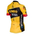 Maglia ciclismo donna TEAM JUMBO-VISMA 2023 a maniche corte team di ciclismo professionistico