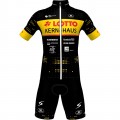 Maglia da ciclismo Team Lotto-Kern Haus 2023 manica corta (cerniera lunga) squadra di ciclismo professionale