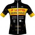 Maglia da ciclismo Team Lotto-Kern Haus 2023 manica corta (cerniera lunga) squadra di ciclismo professionale