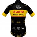 Maglia da ciclismo Team Lotto-Kern Haus 2023 manica corta (cerniera lunga) squadra di ciclismo professionale