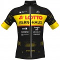 Maglia da ciclismo Team Lotto-Kern Haus 2022 manica corta (cerniera lunga) squadra di ciclismo professionale