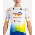 Maglia da ciclismo Team TotalEnergies 2022 manica corta (cerniera lunga) squadra di ciclismo professionale Maglia da ciclismo Team TotalEnergies 2022 manica corta (cerniera lunga) squadra di ciclismo professionale