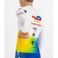 Maglia da ciclismo Team TotalEnergies 2022 squadra di ciclisti professionisti a maniche lunghe