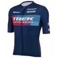Maglia da ciclismo Trek Factory Racing XC 2023 manica corta (zip lunga) Team di ciclismo professionistico