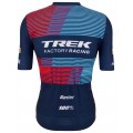 Maglia da ciclismo Trek Factory Racing XC 2023 manica corta (zip lunga) Team di ciclismo professionistico