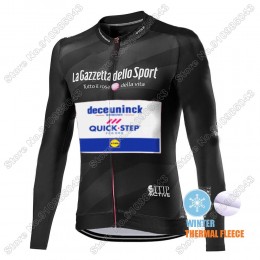 Winter Thermal Fleece Men Giro D'italia Quick Step 2021 Maglia Ciclismo Manica Lunga 5457-ZRI