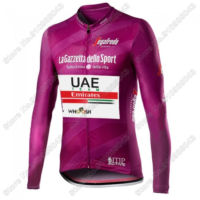 Giro D'italia Uae Emirates 2021 Maglia Ciclismo Manica Lunga 1221-YQB Giro D'italia Uae Emirates 2021 Maglia Ciclismo Manica Lunga 1221-YQB